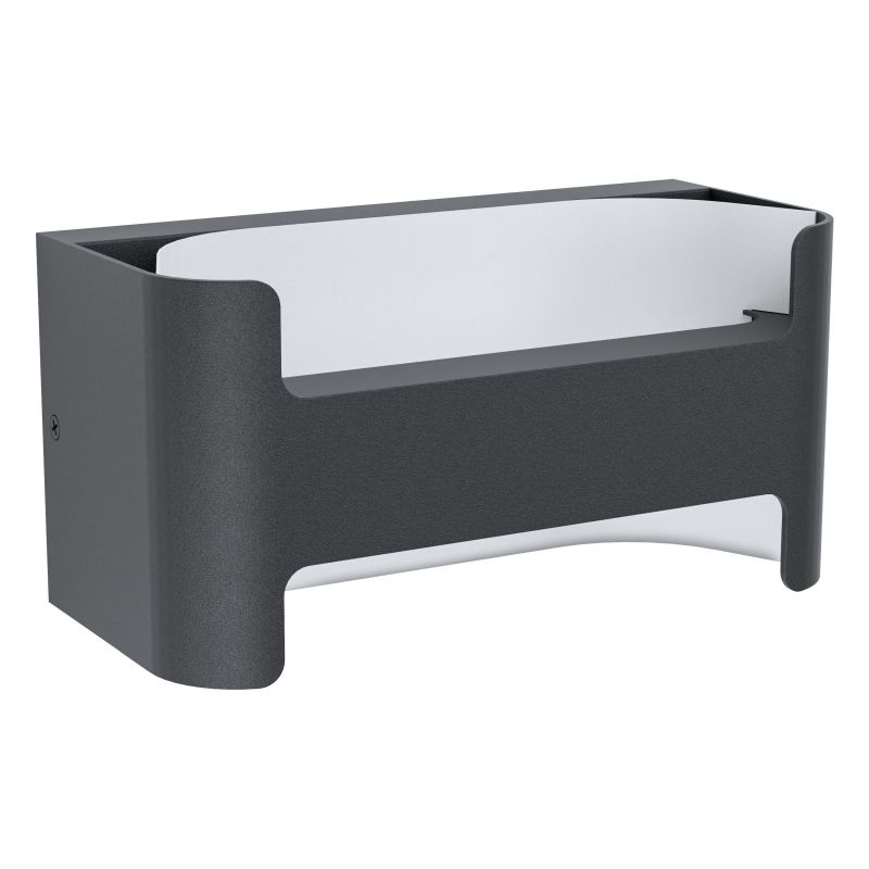 Outdoor - Passirano - LED White & Black Wall Lamp Eglo-98729 - Passirano - LED White & Black Wall Lamp