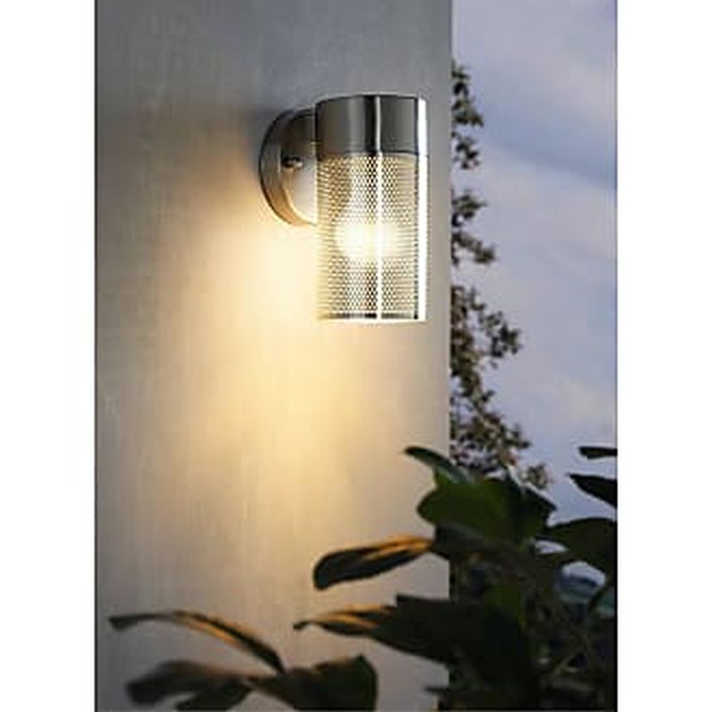 Eglo-98741 - Fantecolo - Clear Glass & Stainless Steel Wall Lamp