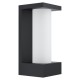 Outdoor - Cividino - Outdoor LED White & Black Wall Lamp Eglo-98744 - Cividino - Outdoor LED White & Black Wall Lamp