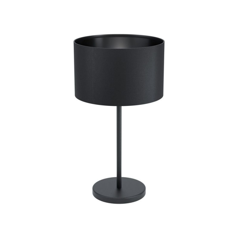 Eglo-99045 - Maserlo 1 - Black Drum Shade Table Lamp