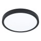 Eglo-99267 - Fueva 5 - Black LED Ceiling Lamp with White Diffuser Ø 28.5 cm