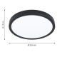 Eglo-99267 - Fueva 5 - Black LED Ceiling Lamp with White Diffuser Ø 28.5 cm