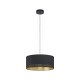Eglo-99274 - Esteperra - Elegant Black & Gold Drum 3 Light Pendant