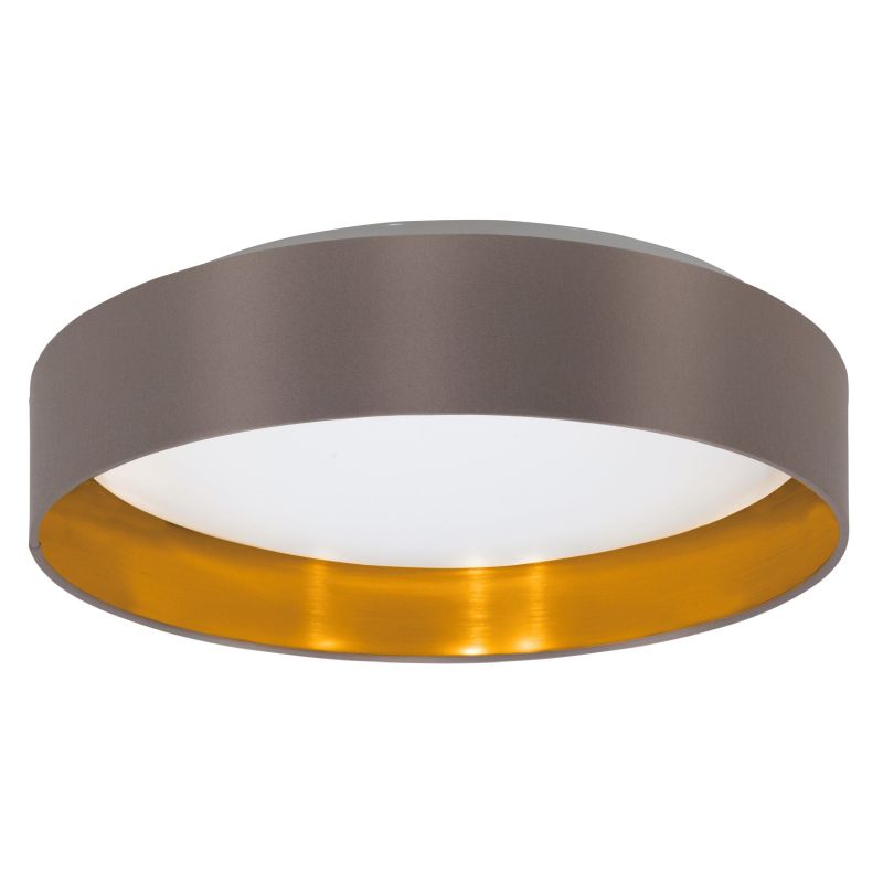 Eglo-99542 - Maserlo 2 - Cappucino & Gold LED Flush