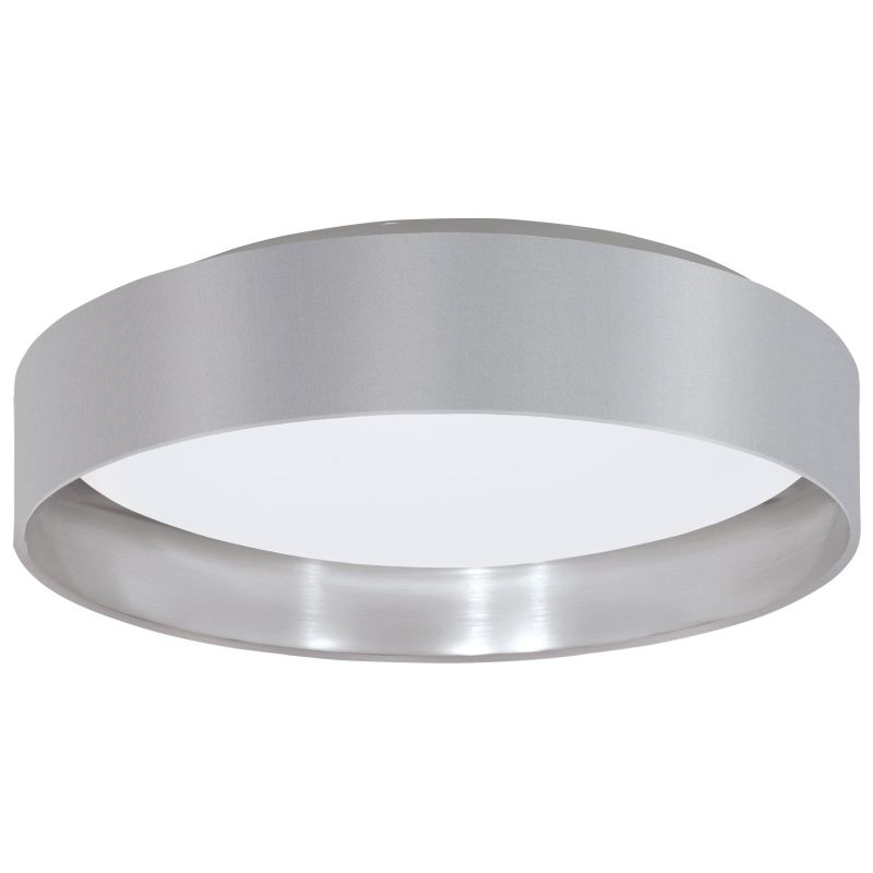 Eglo-99543 - Maserlo 2 - Grey & Silver LED Flush