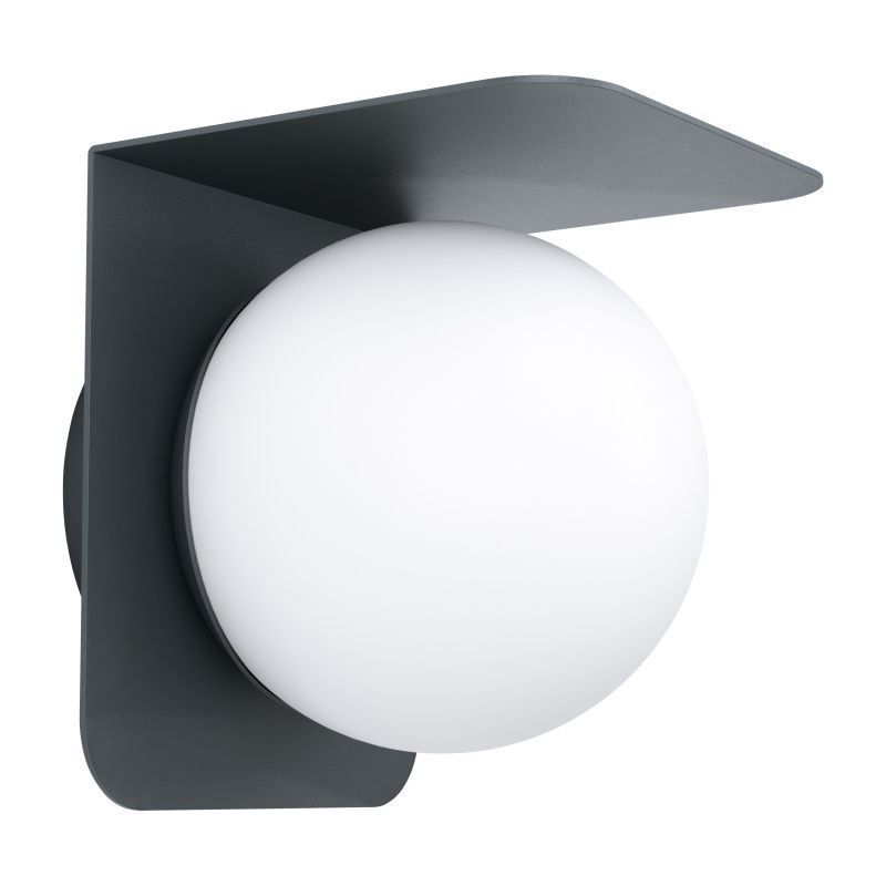 Eglo-99581 - Corrientes - Outdoor White & Black Wall Lamp