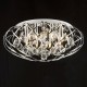 Crystal & Acrylic - Davian - Decorative Crystal & Chrome 8 Light Flush Dar-DAV4850 - Davian - Decorative Crystal & Chrome 8 Light Flush