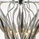Ceiling Lights - Tsuki - Smoky Glass & Polished Chrome 6 Light Pendant Dar-50028 - Tsuki - Smoky Glass & Polished Chrome 6 Light Pendant