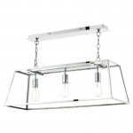 Academy - Stainless Steel 3 Light over Island Fitting Academy - Stainless Steel 3 Light over Island Fitting
