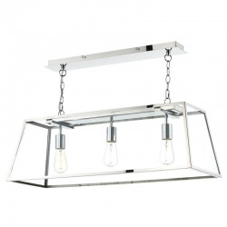 Academy - Stainless Steel 3 Light over Island Fitting Academy - Stainless Steel 3 Light over Island Fitting