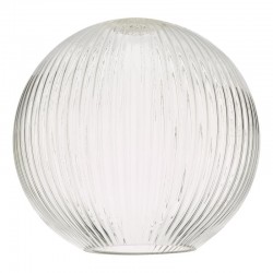 Accessory - Shade Only - Ribbed Clear Glass