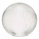 Dar-ACC870 - Accessory - Shade Only - Ribbed Clear Glass
