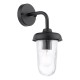 Dar_Vol3-ACO1522 - Acotas - Matt Black Wall Lamp with Ribbed Glass IP44