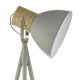 Dar-ADN4939 - Adna - Grey Metal with Natural Wood Tripod Floor Lamp