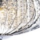 Crystal & Acrylic - Adriatic - Crystal Glass Beads with Chrome 5 Light Pendant Dar-ADR0550 - Adriatic - Crystal Glass Beads with Chrome 5 Light Pendant