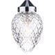 Ceiling Lights - Agatha - Decorative Glass with Polish Chrome Hanging Pendant Dar-AGA0150 - Agatha - Decorative Glass with Polish Chrome Hanging Pendant
