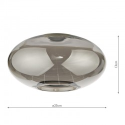 Aiden - Shade Only - Smoked Glass Aiden - Shade Only - Smoked Glass