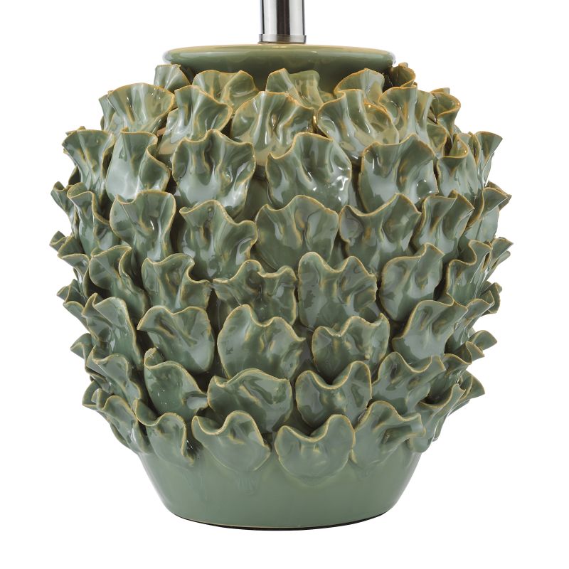 Dar-AIL4224 - Ailsa - Base Only - Green Ceramic Table Lamp