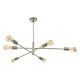 Dar-ALA0675 - Alana - Adjustable Antique Brass 6 Light Centre Fitting