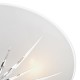 Dar-ALB532 - Albany - Frosted Glass with Star Cut 3 Light Ceiling Lamp