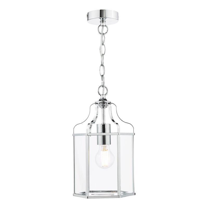 Dar-ALE8650 - Aled - Polished Chrome Lantern Pendant