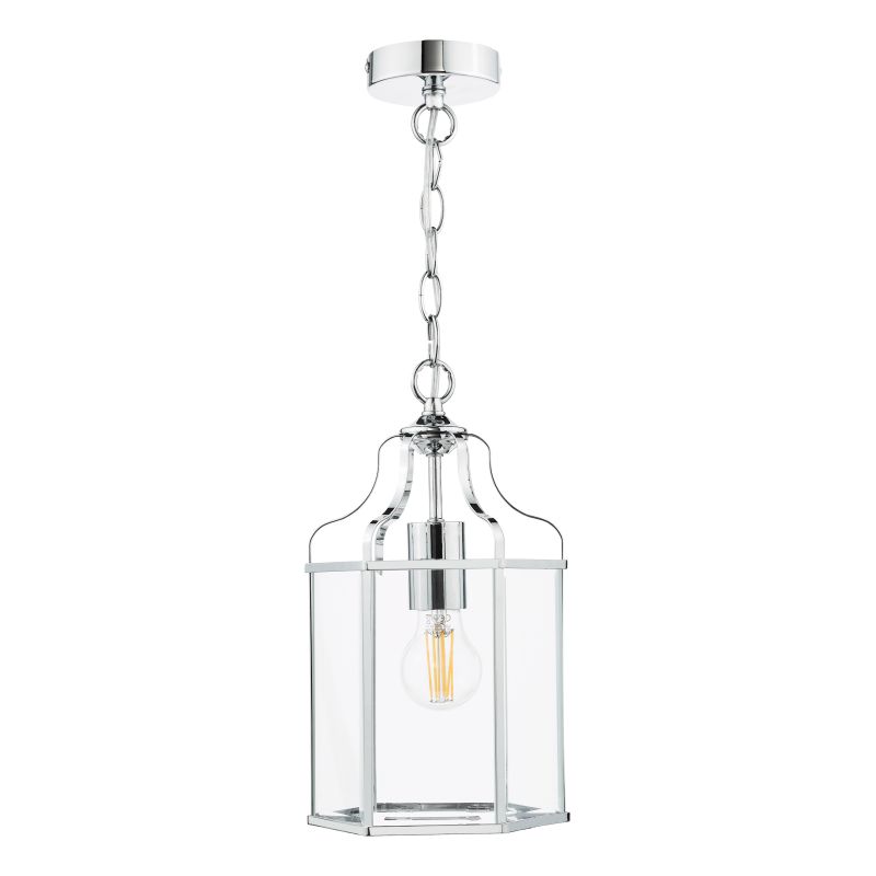 Dar-ALE8650 - Aled - Polished Chrome Lantern Pendant