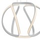 Dar-ALO012 - Alonsa - Small LED Sculptural Twisted Hanging Pendant