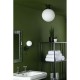 Dar-ALR0122 - Alrik - Ribbed Opal Glass & Black Ceiling Lamp