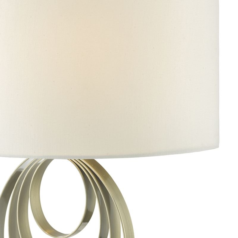 Wall Lights - Alsie - Ivory Silk Shade with Antique Brass Wall Lamp Dar-ALS0775 - Alsie - Ivory Silk Shade with Antique Brass Wall Lamp