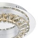Dar-ALT5250 - Altamura - LED Crystal with Stainless Steel Ceiling Lamp
