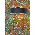 Alvaro - Brushed Brass Wall Lamp with Navy Shade & Diffuser Alvaro - Brushed Brass Wall Lamp with Navy Shade & Diffuser
