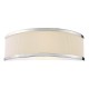 Dar-ALV0733 - Alvaro - Polished Chrome Wall Lamp with Ivory Shade & Diffuser