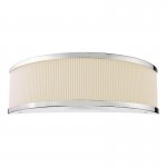 Alvaro - Polished Chrome Wall Lamp with Ivory Shade & Diffuser Alvaro - Polished Chrome Wall Lamp with Ivory Shade & Diffuser