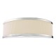 Dar-ALV0733 - Alvaro - Polished Chrome Wall Lamp with Ivory Shade & Diffuser