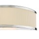 Dar-ALV0733 - Alvaro - Polished Chrome Wall Lamp with Ivory Shade & Diffuser