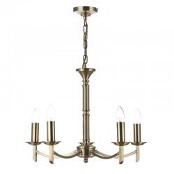 Ambassador - Antique Brass 5 Light Centre Fitting Ambassador - Antique Brass 5 Light Centre Fitting