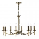 Ambassador - Antique Brass 8 Light Centre Fitting Ambassador - Antique Brass 8 Light Centre Fitting