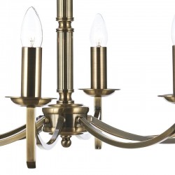 Ambassador - Antique Brass 8 Light Centre Fitting Ambassador - Antique Brass 8 Light Centre Fitting