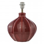 Amrita - Base Only - Red Ceramic Table Lamp Amrita - Base Only - Red Ceramic Table Lamp