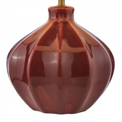 Amrita - Base Only - Red Ceramic Table Lamp Amrita - Base Only - Red Ceramic Table Lamp