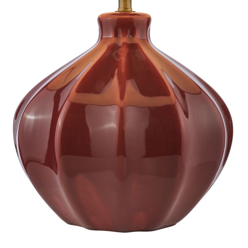 Dar-AMR4225 - Amrita - Base Only - Red Ceramic Table Lamp