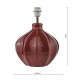 Dar-AMR4225 - Amrita - Base Only - Red Ceramic Table Lamp