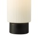Dar_Vol3-ANE4022 - Aneska - Matt Black Table Lamp Opal Ribbed Glass