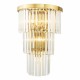 Dar-ANG3035 - Angel - Gold 6 Light Wall Lamp with Crystal