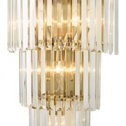 Angel - Gold 6 Light Wall Lamp with Crystal