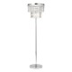 Dar-ANG4908 - Angel - Polished Chrome 6 Light Floor Lamp with Crystal