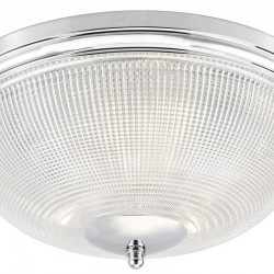 Arbor - Chrome 3 Light Ceiling Lamp with Prismatic Glass Arbor - Chrome 3 Light Ceiling Lamp with Prismatic Glass