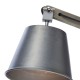 Wall Lights - Arken - Grey Metal with Wood Wall Lamp Dar-ARK0748 - Arken - Grey Metal with Wood Wall Lamp
