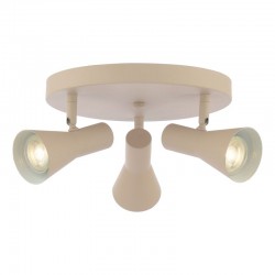 Arnel - Satin Taupe 3 Spotlights