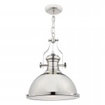 Arona - Polished Chrome Pendant with Glass Diffuser Arona - Polished Chrome Pendant with Glass Diffuser